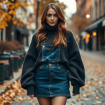 kipor.ro | Cum să se poarte fusta de blugi cu pulovere oversized