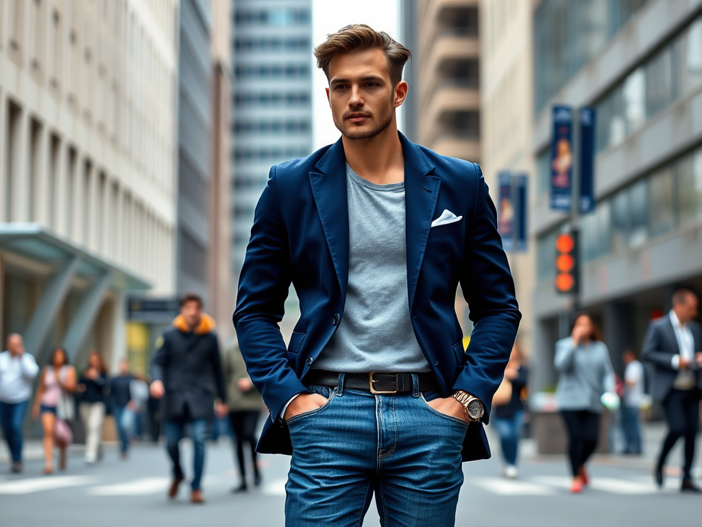 kipor.ro | Cum să combini un sacou cu blugii slim fit?