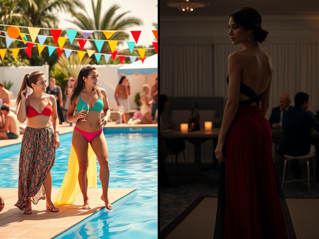 kipor.ro | Cum să faci diferența între o petrecere casual și una elegantă la piscină