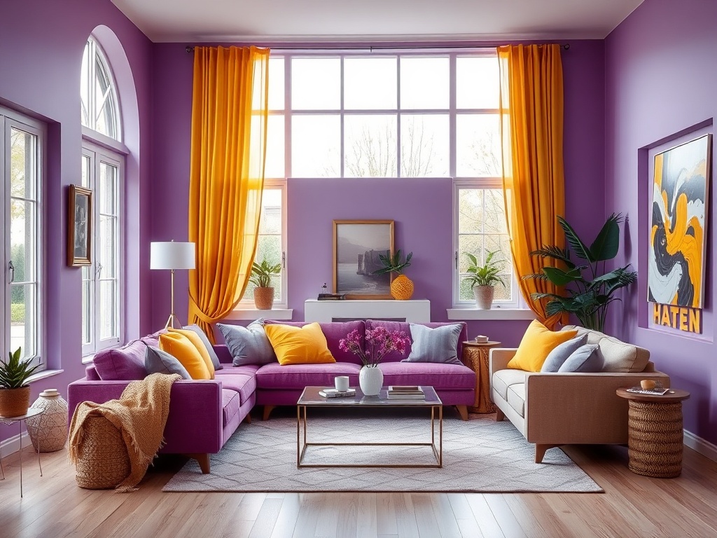 kipor.ro | Cele mai bune combinații de culori pentru nuanțe de mov